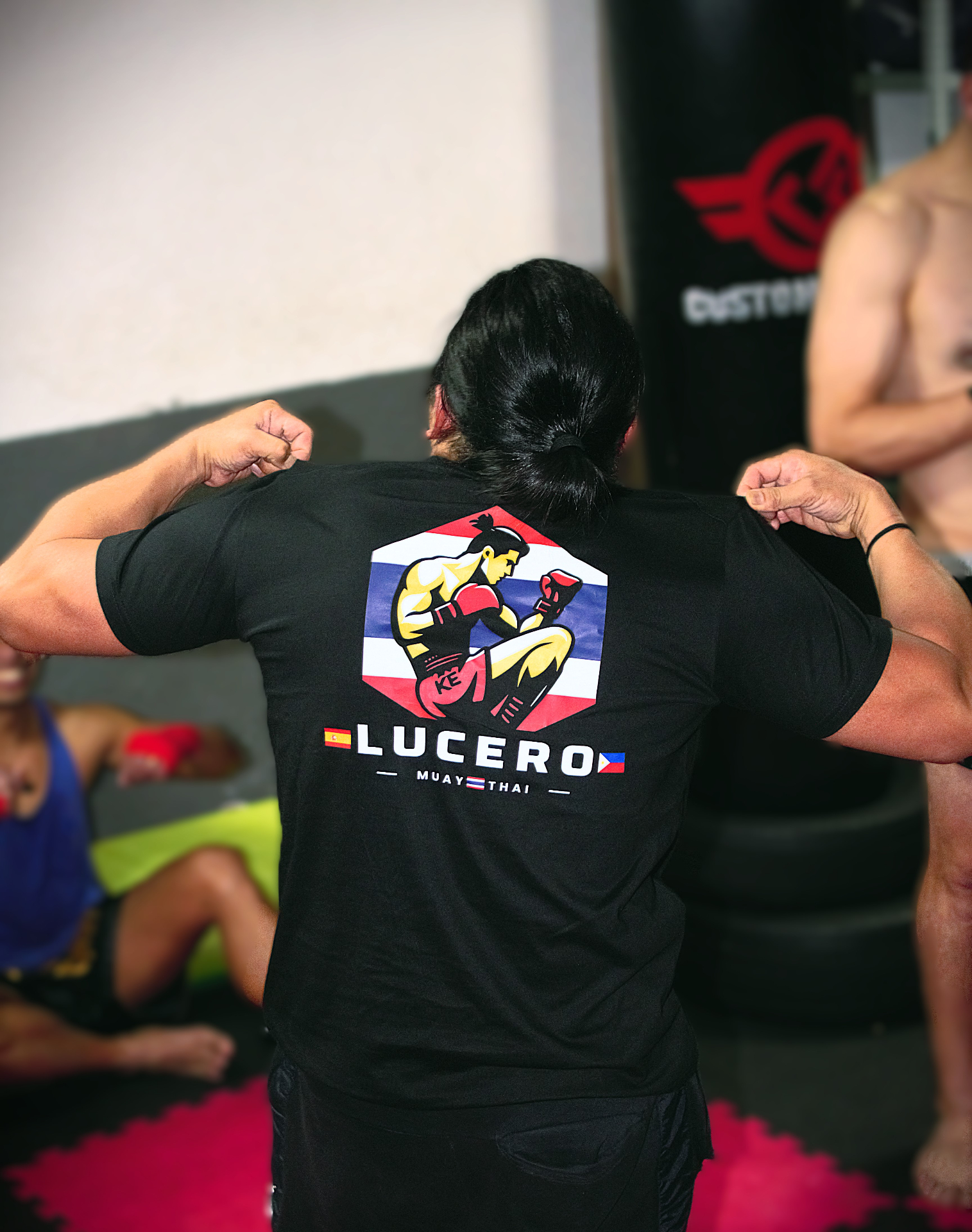 Camiseta oficial LUCERO Muay Thai Madrid